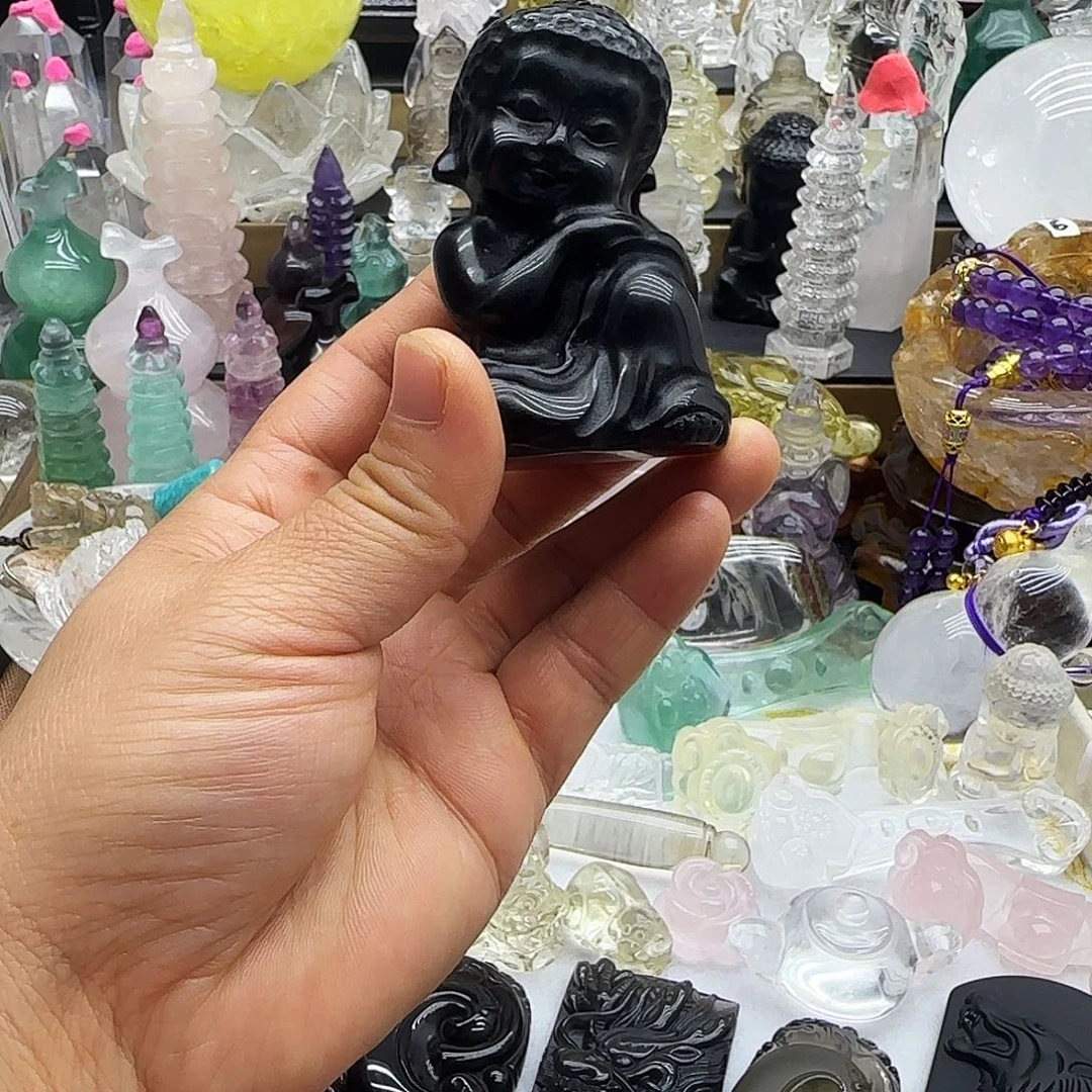 车挂水晶未镶嵌摆件