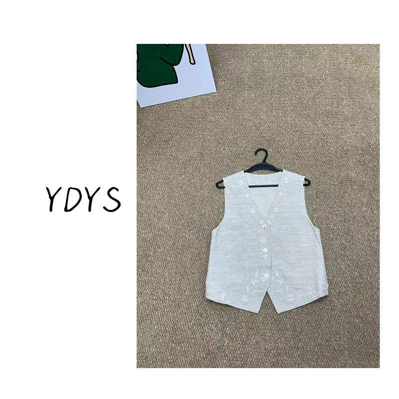 【YDYS】25K00177 2025新款时尚气质小众无袖简约马甲