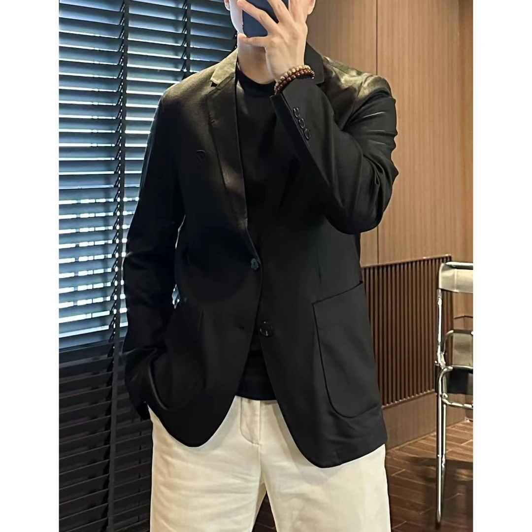 亚麻混纺·专柜平替款｜25春夏简约大气高品质平驳领西装外套 1191