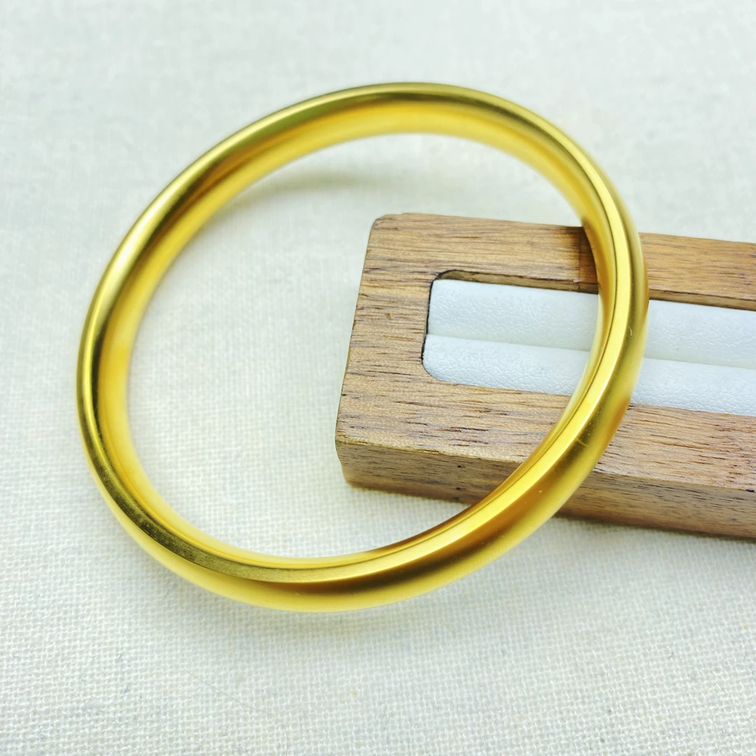 手镯 K0171经典黄色定制泥鳅背闭口手镯多样性发货47642