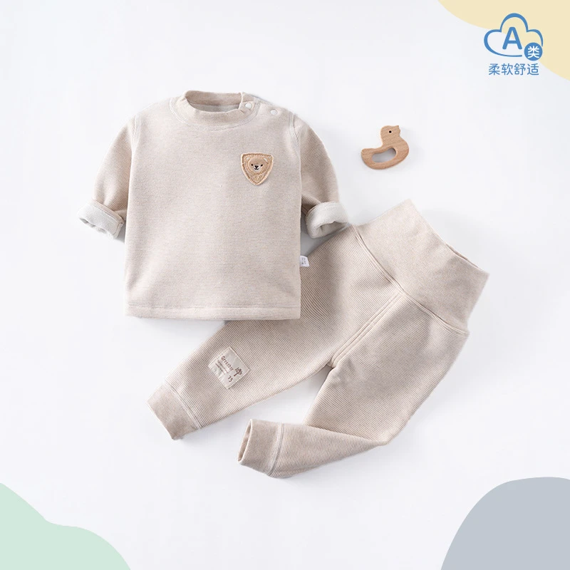 春秋季加绒加厚秋衣秋裤套装保暖高腰家居服套装童家居服套装A类