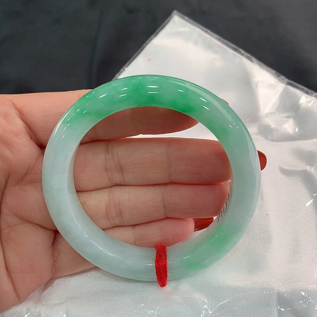 【闪购商品】翡翠手镯未镶嵌53.8，53/54