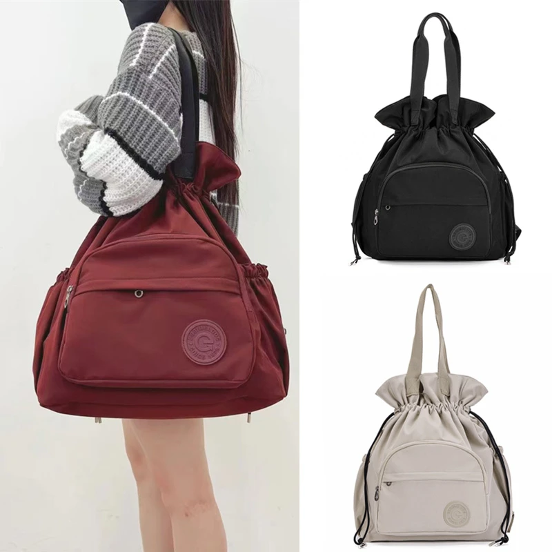 外贸时尚单肩包洋气大款流行女士潮流旅行双肩包安克拉红百搭背包