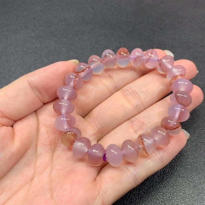 荔***啵玛瑙/玉髓未镶嵌手链