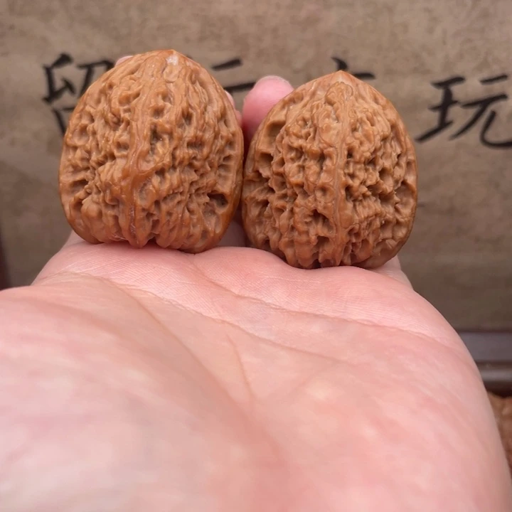 文玩核桃把件36南疆石微修