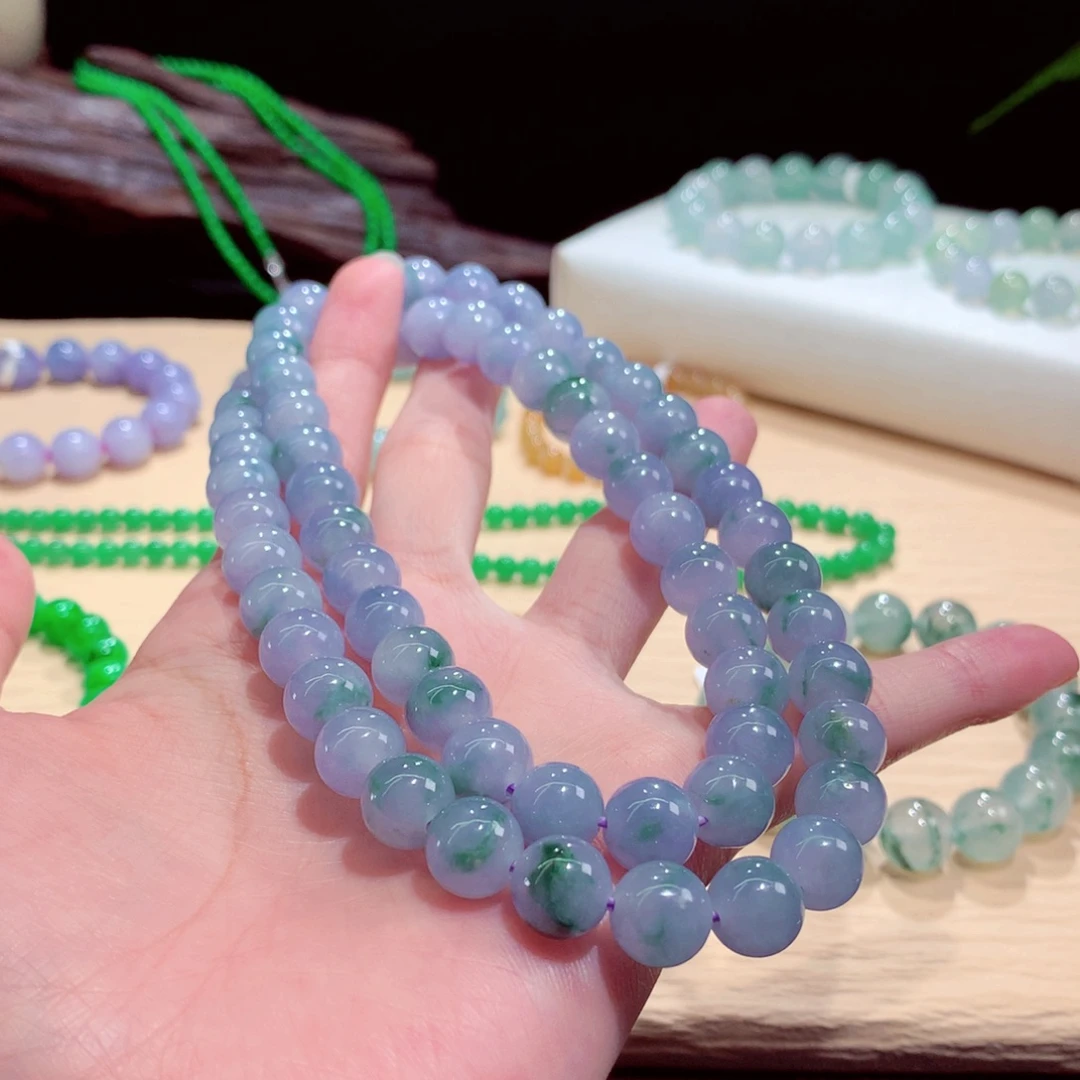 未镶嵌手链翡翠卡10mm