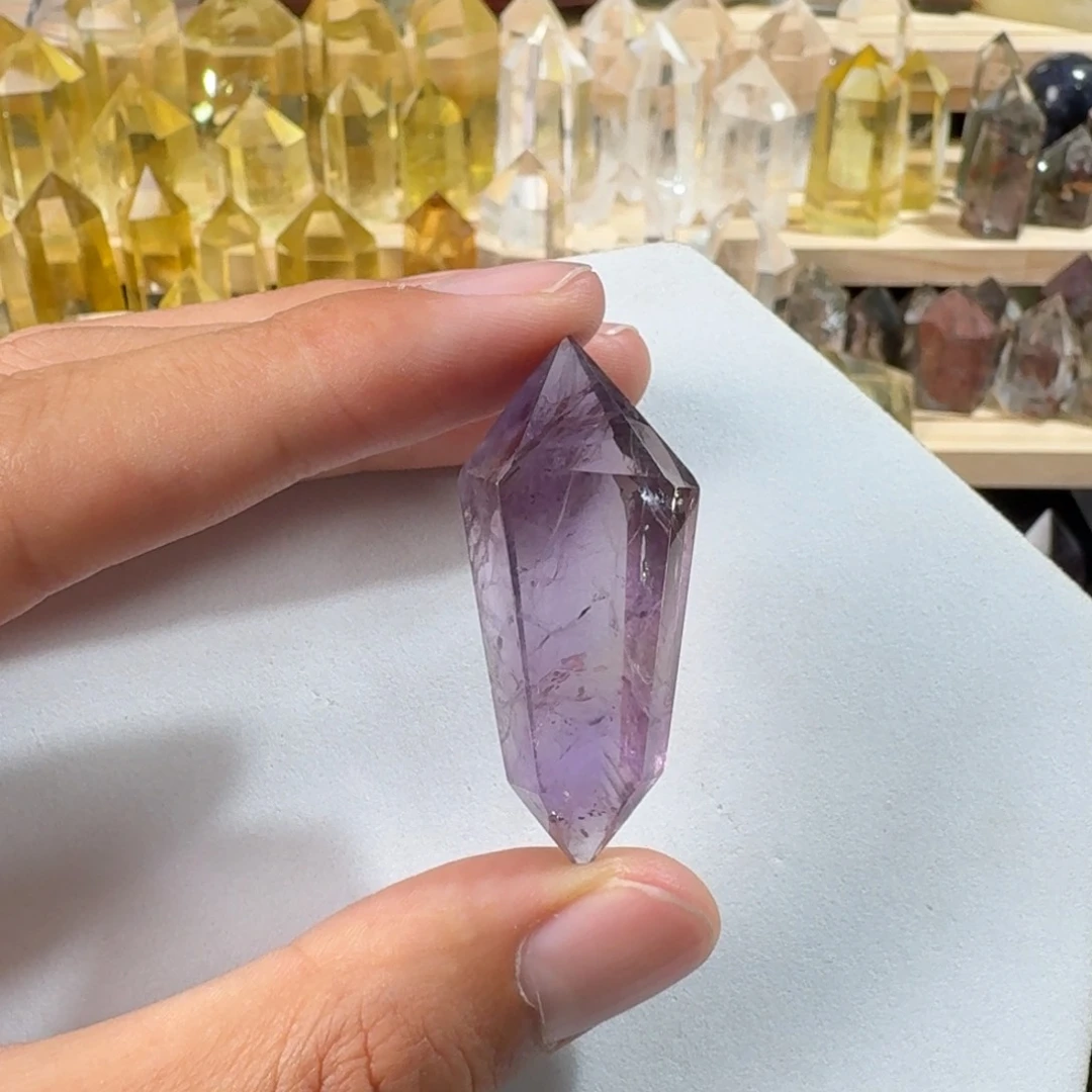 天然水晶未镶嵌水晶紫晶