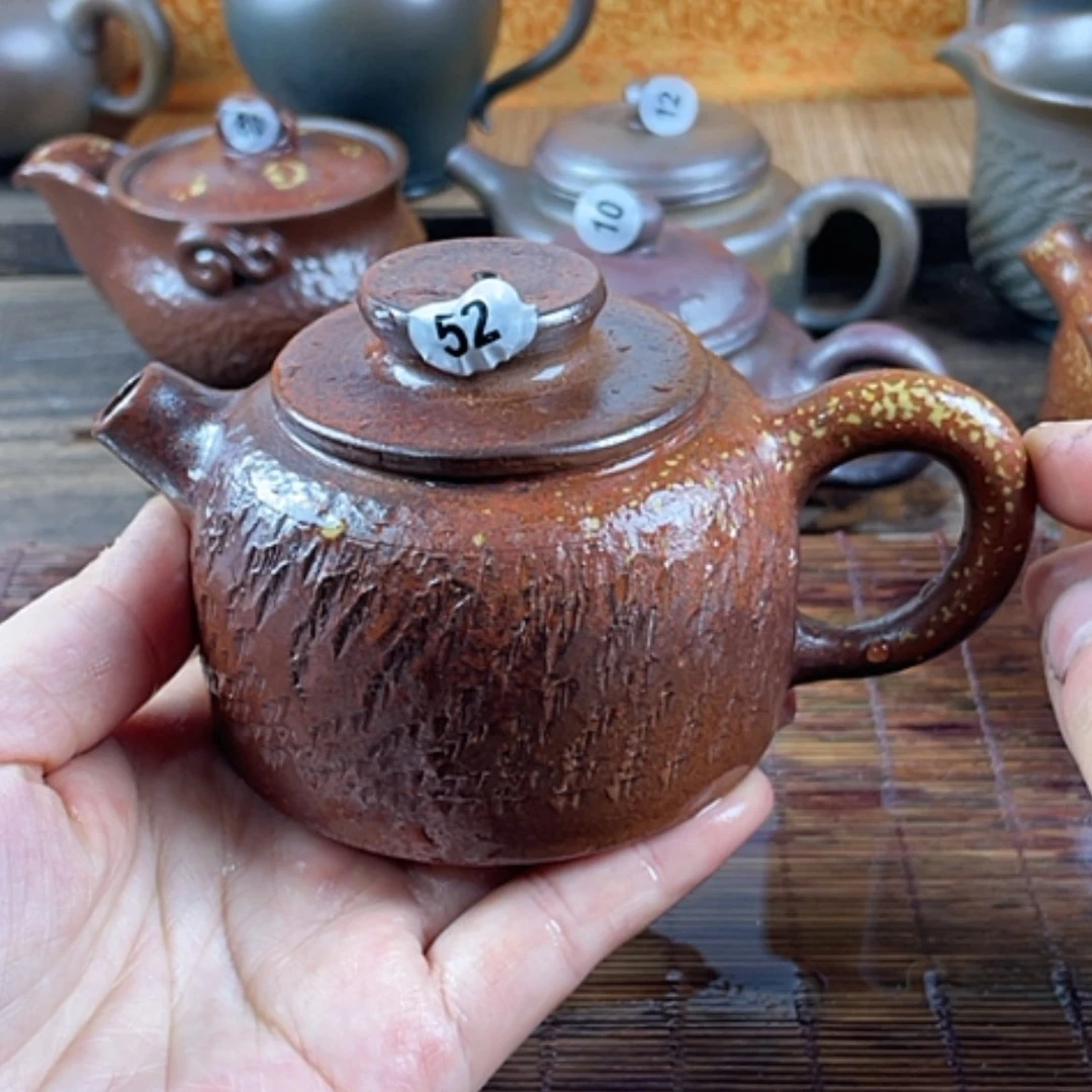 【闪购商品】柴烧茶壶200毫升左右微瑕