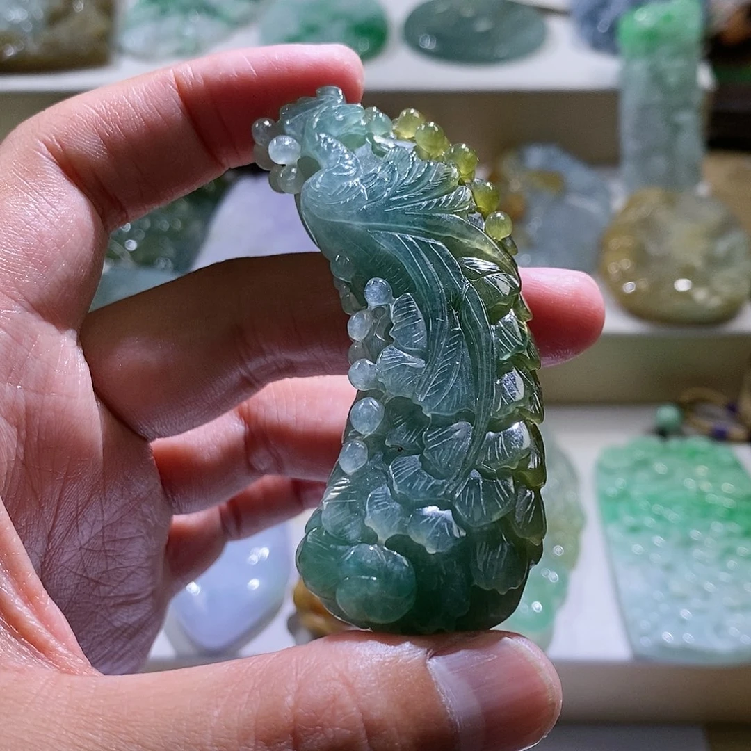 【闪购商品】翡翠颈饰未镶嵌凤凰