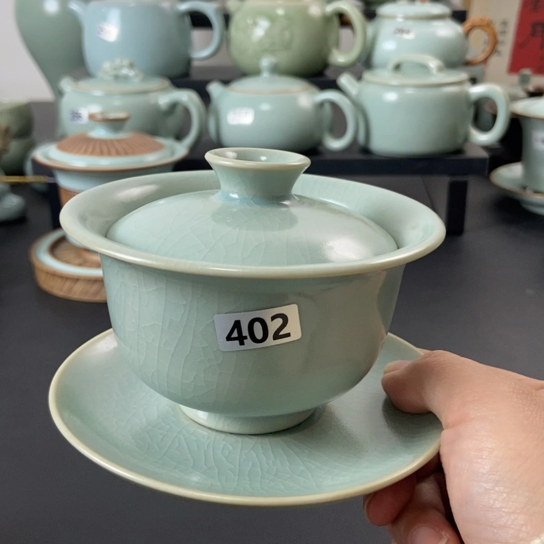 丨***丨仿古釉水盖碗微瑕