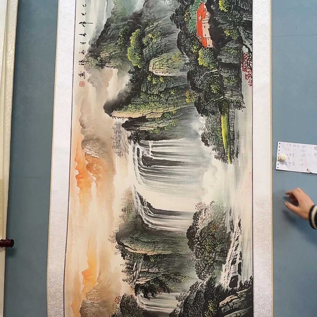 纯手绘国画作品好看
