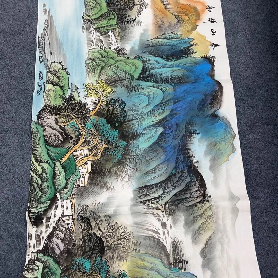 国画国画作品纯手绘作品