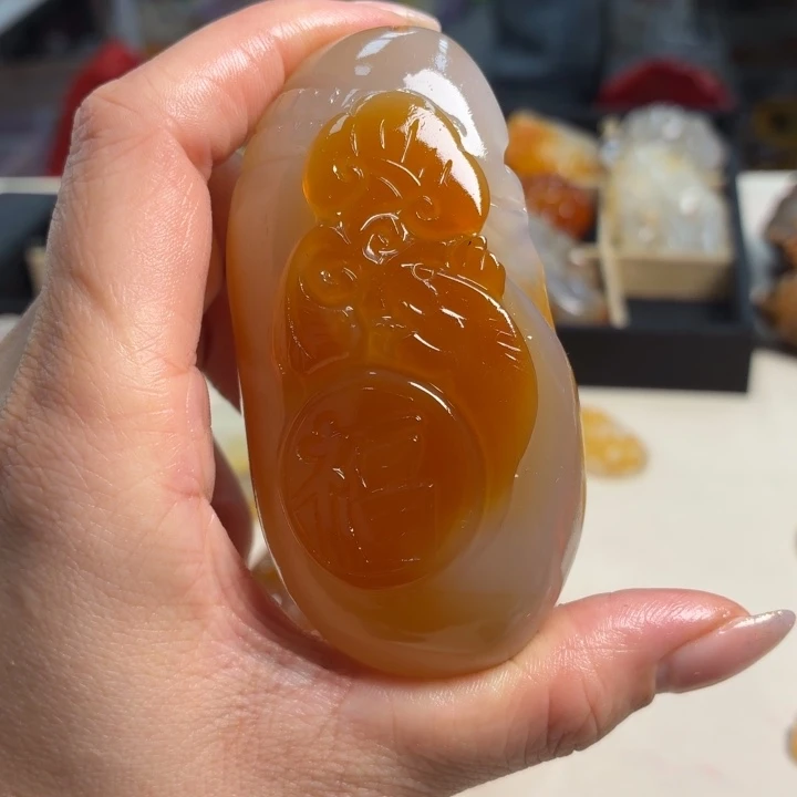 玛瑙/玉髓未镶嵌吊坠(不含链)