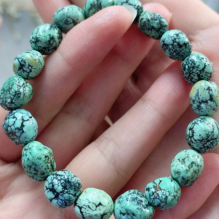 未镶嵌绿松石珠宝奇石芫*