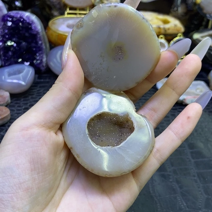 未镶嵌水晶珠宝半成品聚宝盆