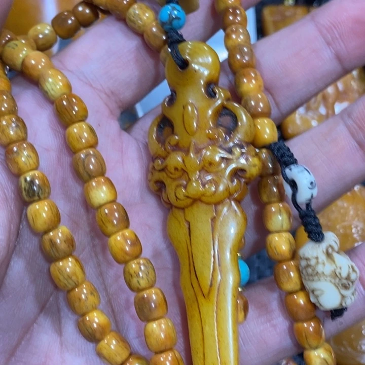 滴血莲花菩提吊坠