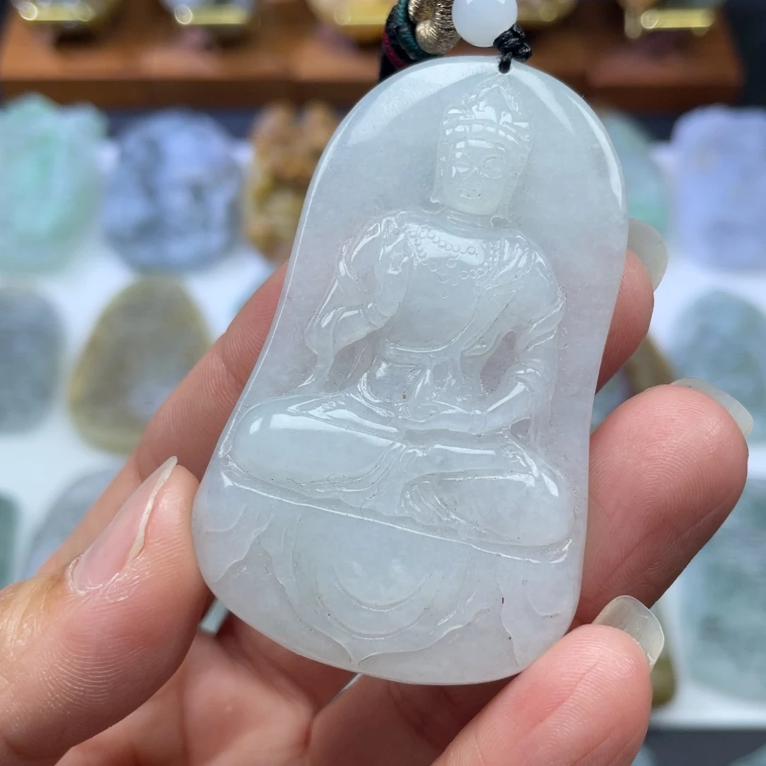 定制翡翠未镶嵌观音