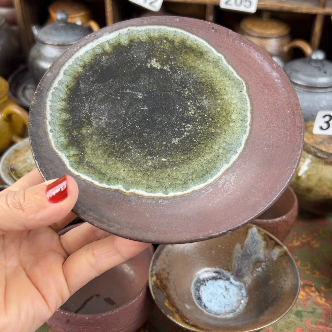 柴烧茶器柴烧茶器主人壶承