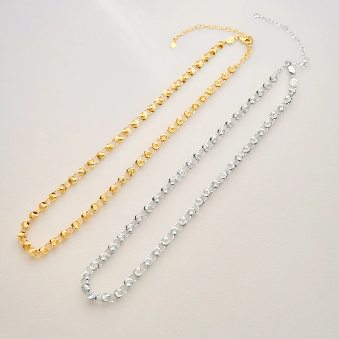 链子925银 意大利星耀之梯项链