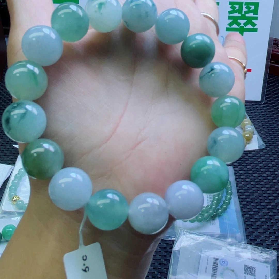 未镶嵌定制翡翠王**哥珠串