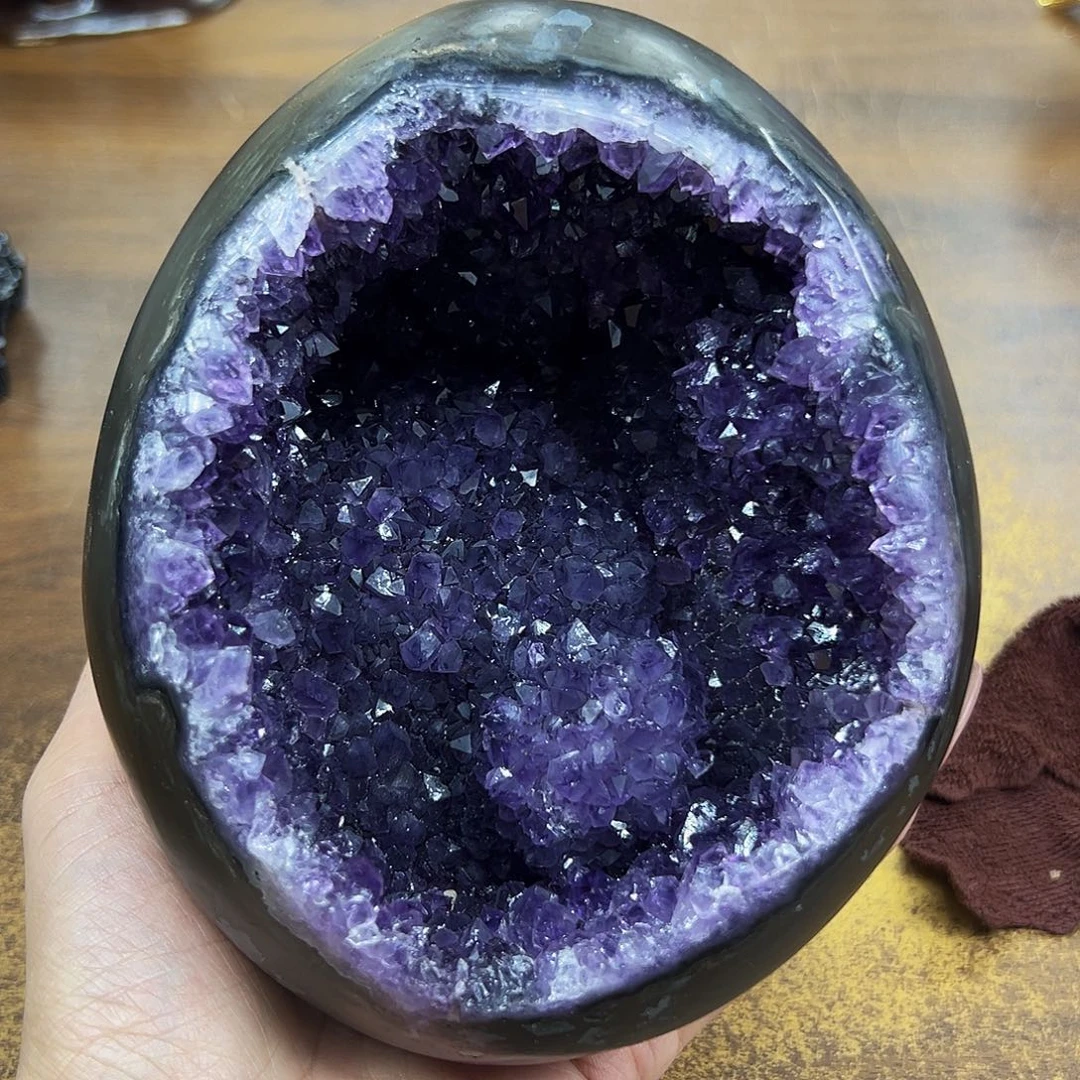 紫晶未镶嵌摆件福利