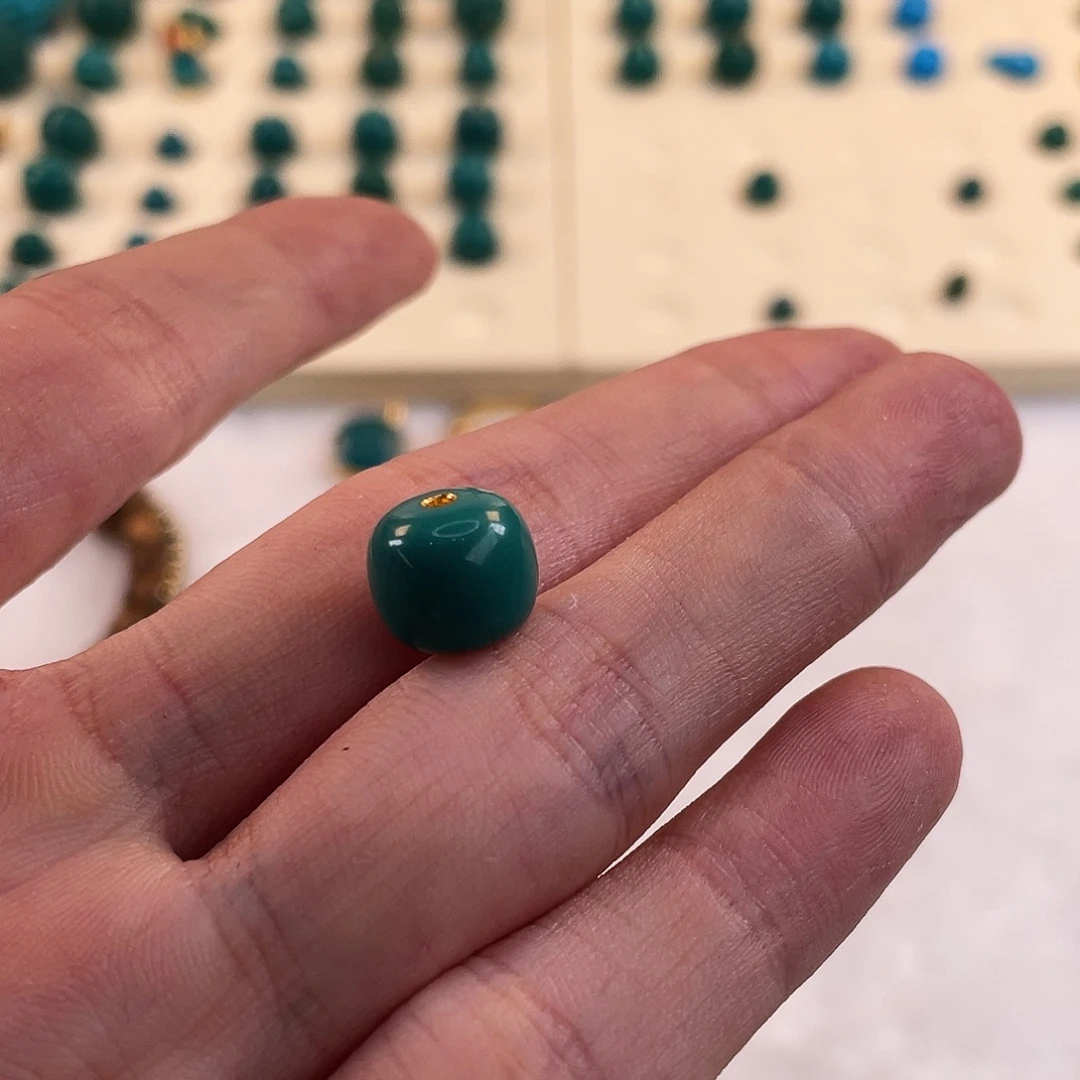 L***z绿松石未镶嵌耳饰