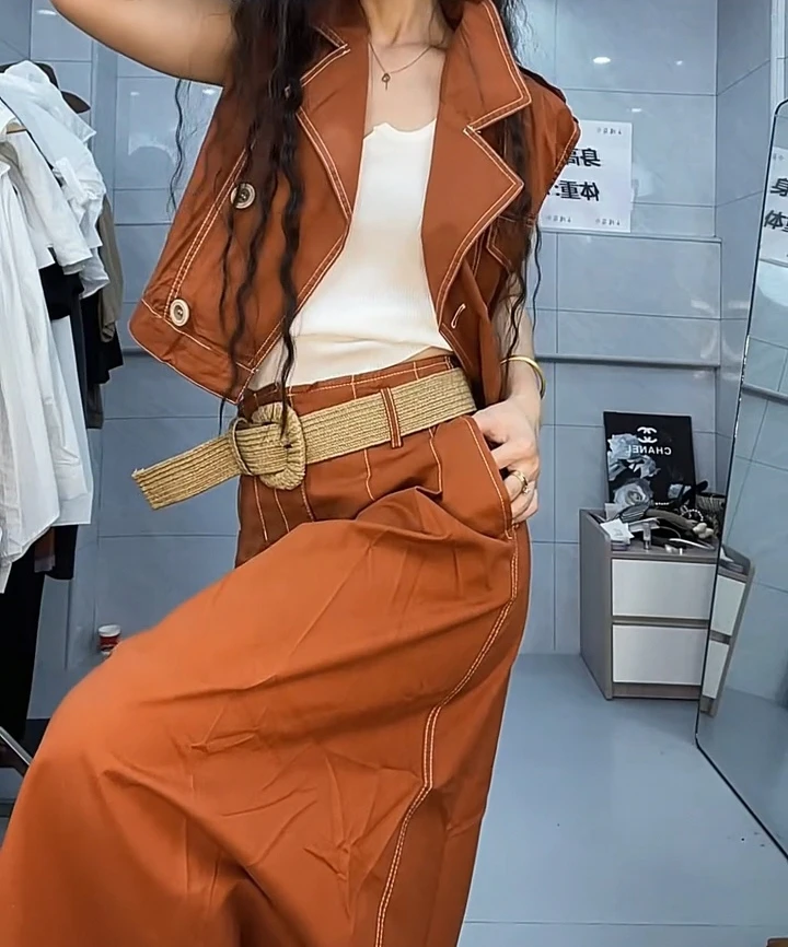 新款时尚洋气精品百搭女装F2528