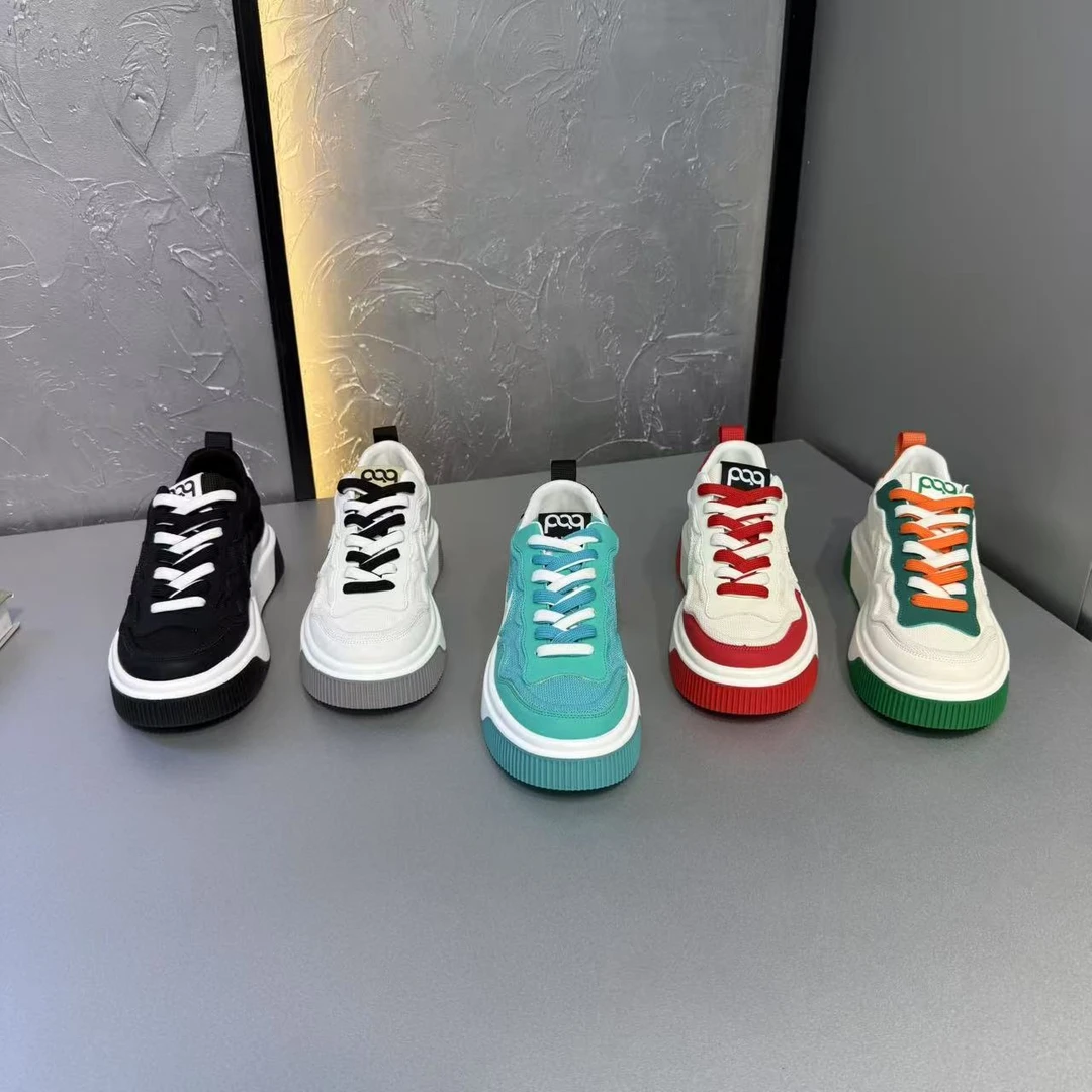 2025年春季新款男士百搭时尚网面休闲鞋（皮鞋码）