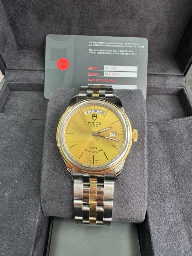 95新 TUDOR/帝舵 95新／表径39 m m/间18 k黄金/全套2021年