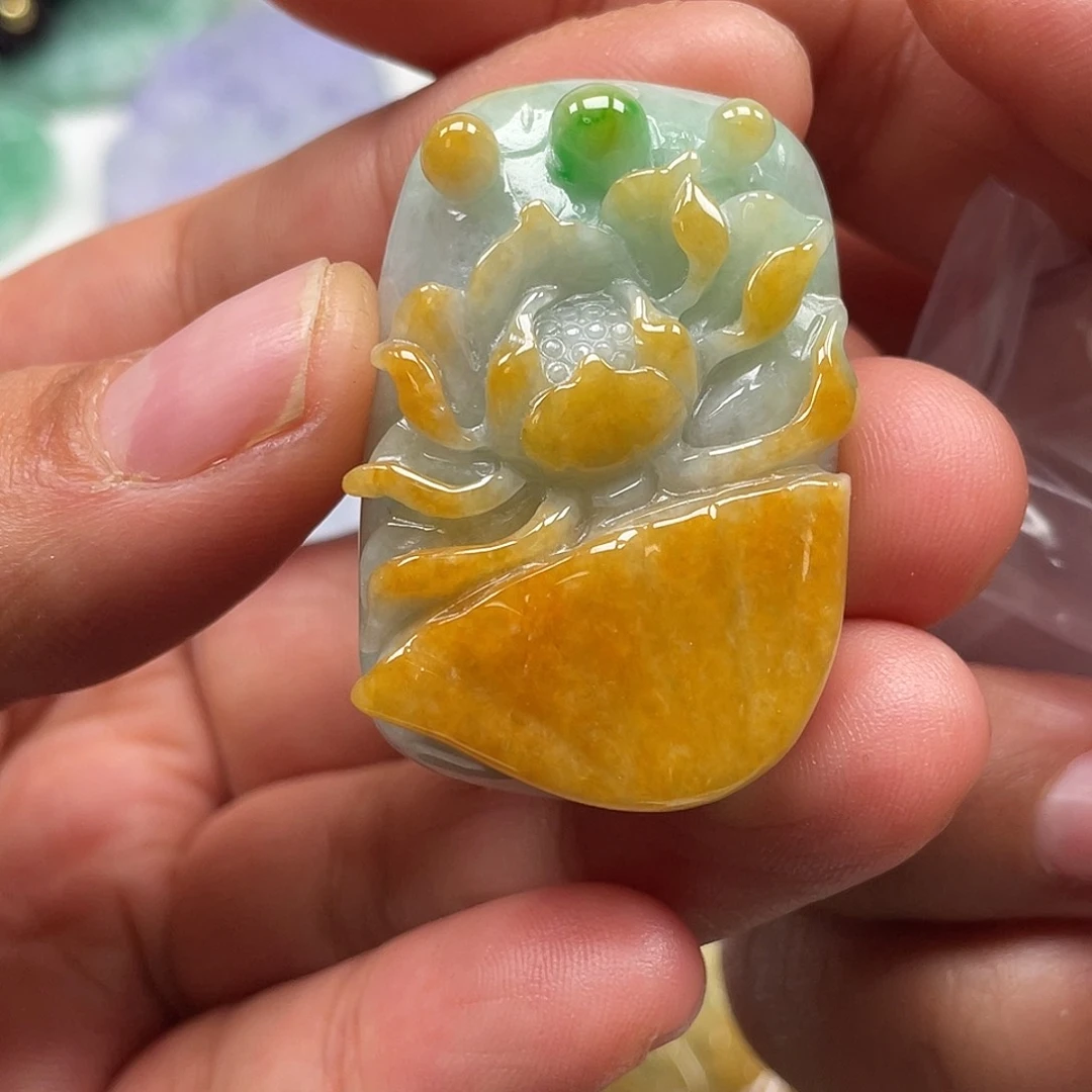 颈饰未镶嵌翡翠翡玉缘翡翠