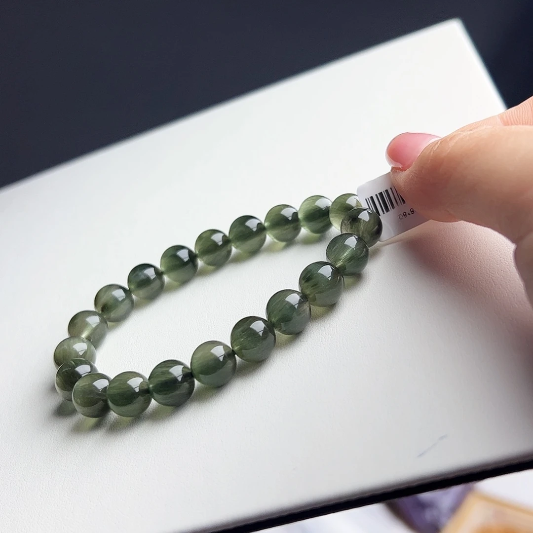 水晶手链未镶嵌绿发晶9.7mm24.85