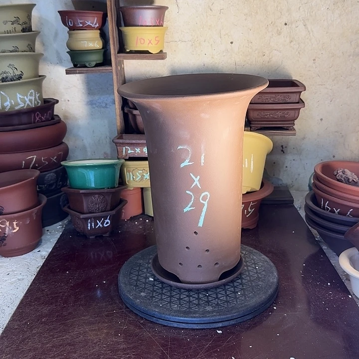 宜兴紫砂盆手工制作