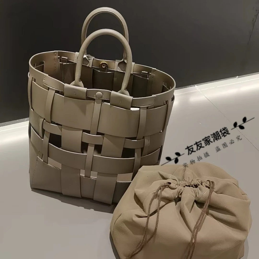 【友友家】手工编织小众设计时尚潮流手提袋