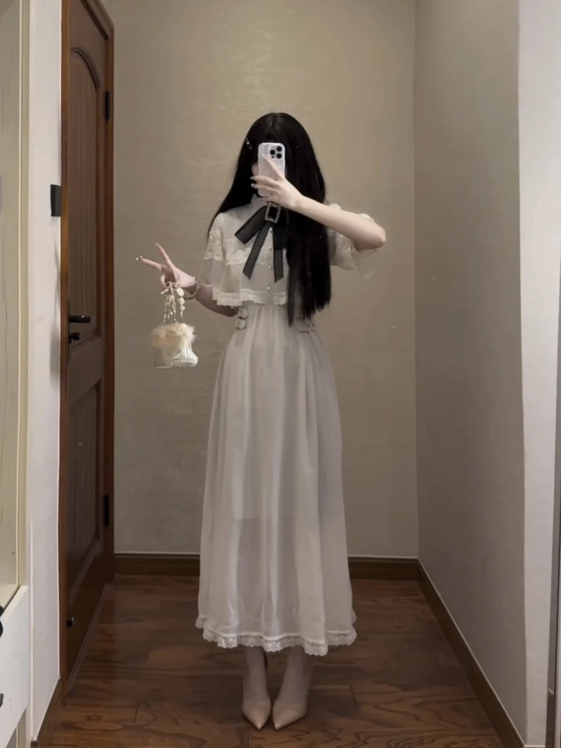 罩衫日式蕾丝 r家长裙