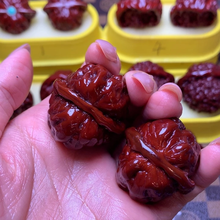 文玩核桃把件蛤蟆头35