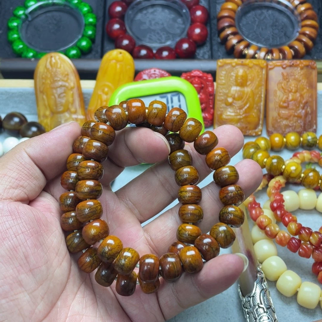 鹿骨手串/手链1.2牦牛老料