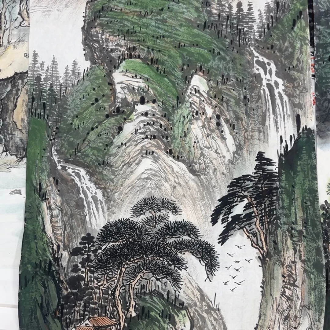 杨***胜国画绘画作品多次