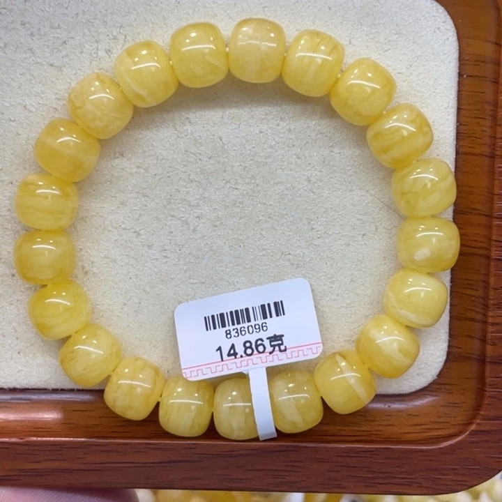 蜜蜡未镶嵌手链蜜蜡