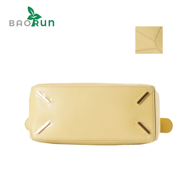 【羊皮几何包】时尚经典拼接几何包真皮百搭单肩斜挎包