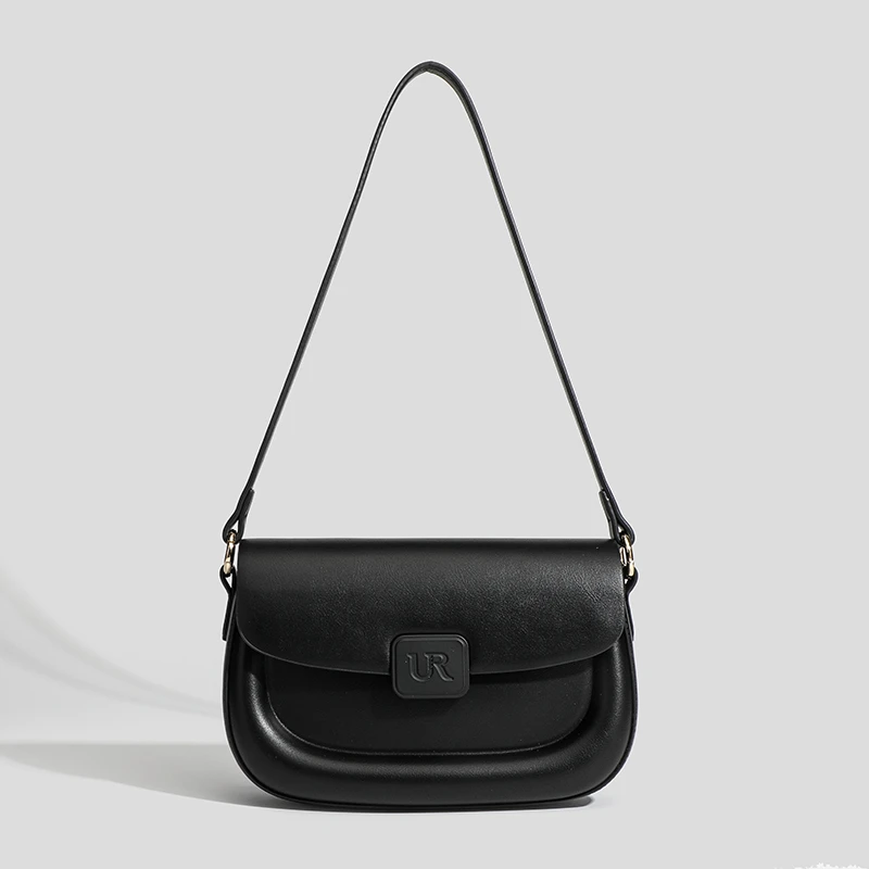 【夏夏专属】UR甄选轻奢新款手提斜挎马鞍包休闲女包单肩斜挎包时尚