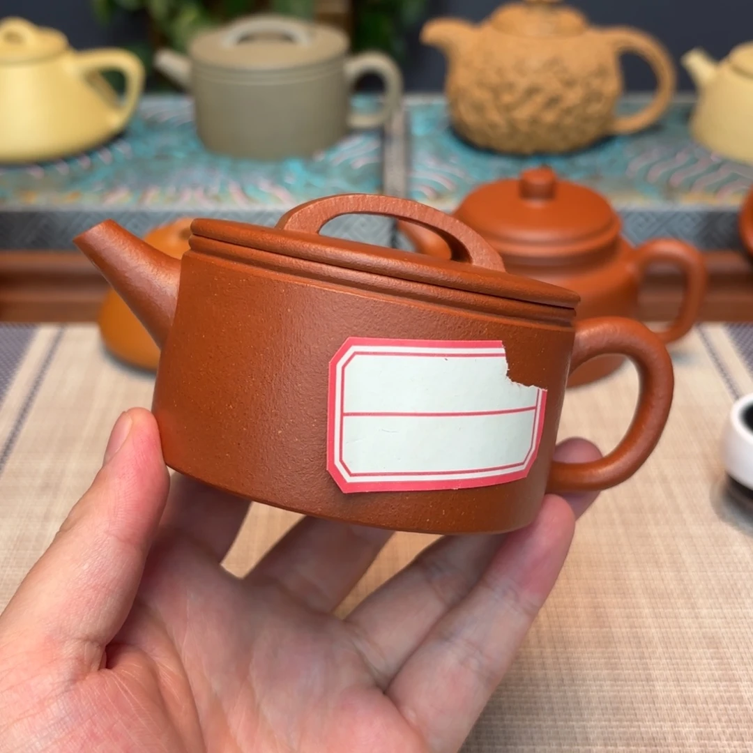 茶壶紫砂全手招牌汉瓦微瑕底部