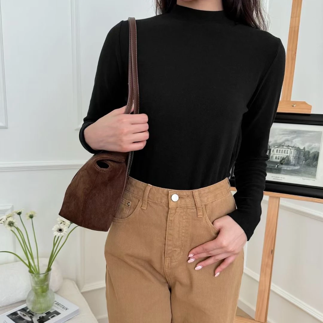 加厚款发热中领打底衫