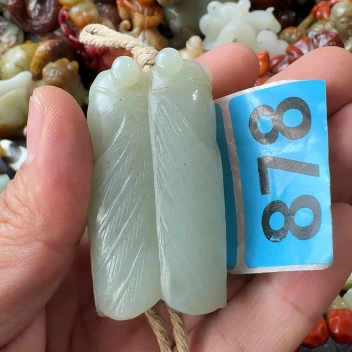 用***3和田玉未镶嵌颈饰