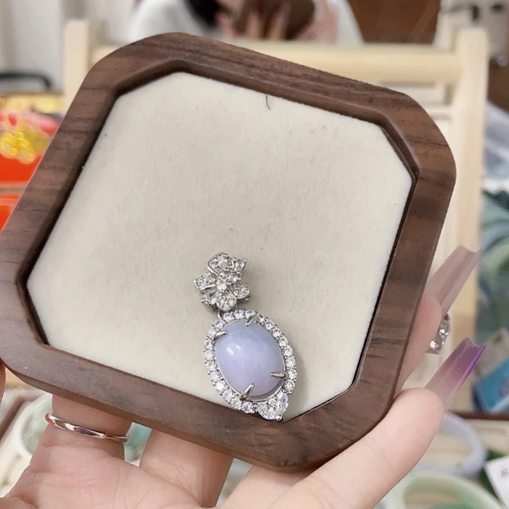 颈饰未镶嵌翡翠天然翡翠Ａ货