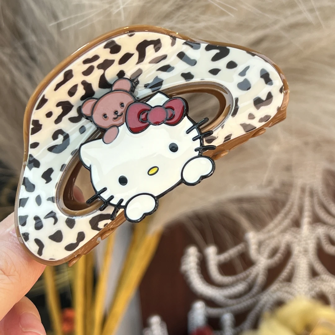 【9cm醋酸小猫泡菜高货】中号大发量韩版可爱减龄时尚休闲甜美抓夹