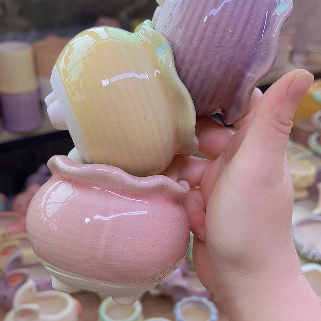 陶瓷花盆单场满12包邮