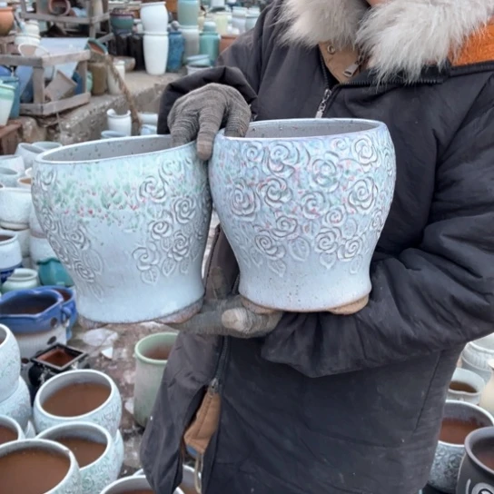 红陶口17高20瑕疵