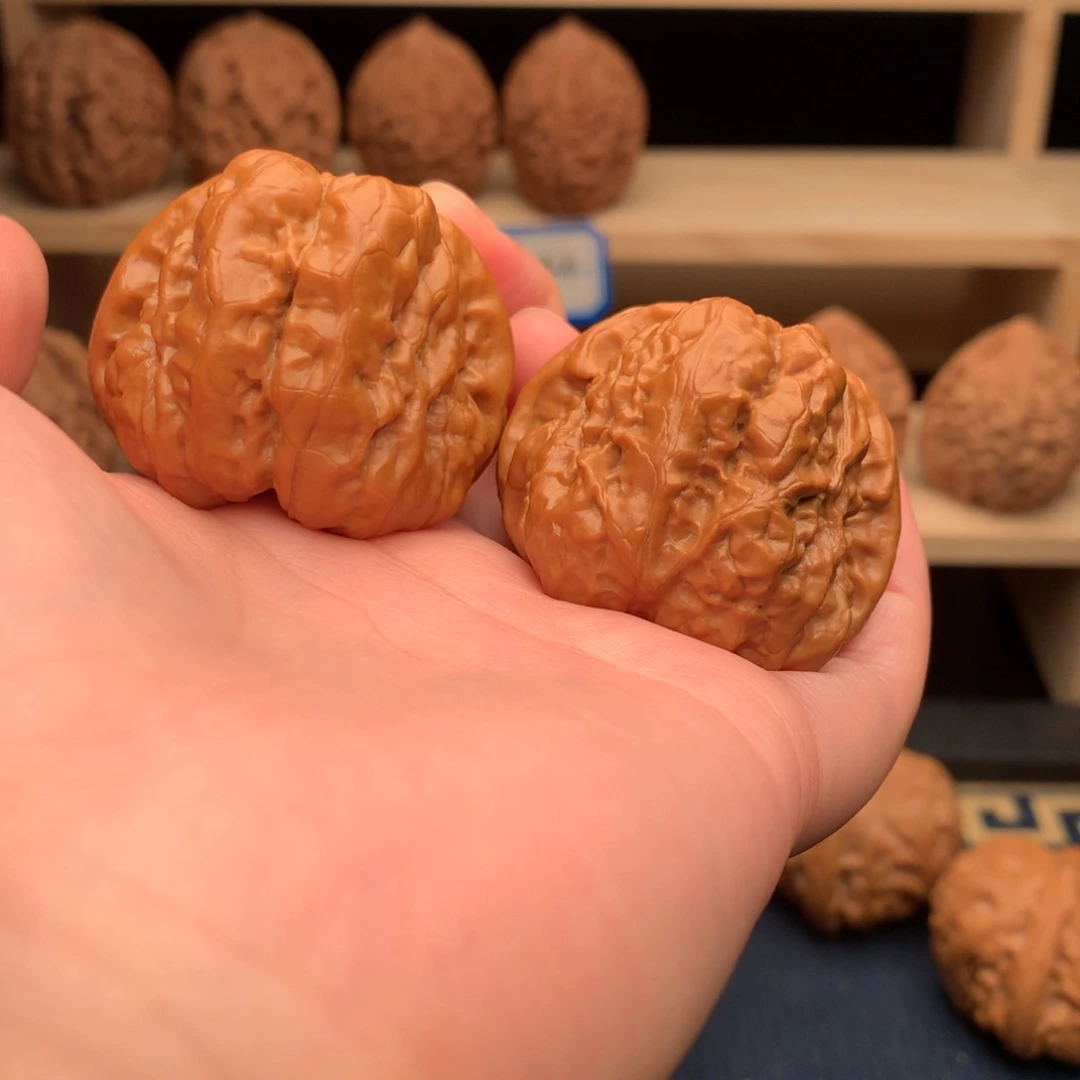 把件文玩核桃图*乐蛤蟆头40微修