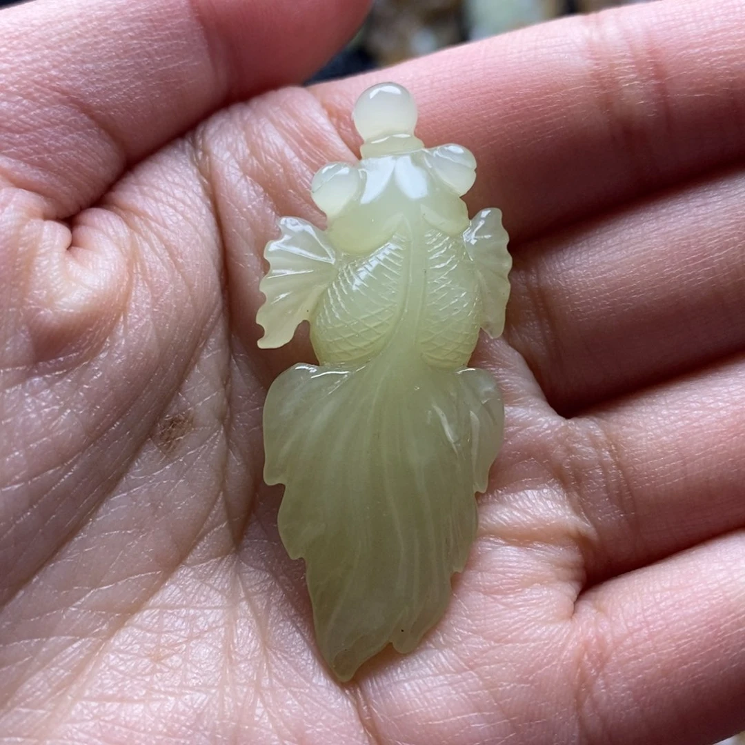 吊坠(不含链)未镶嵌和田玉（糖玉）