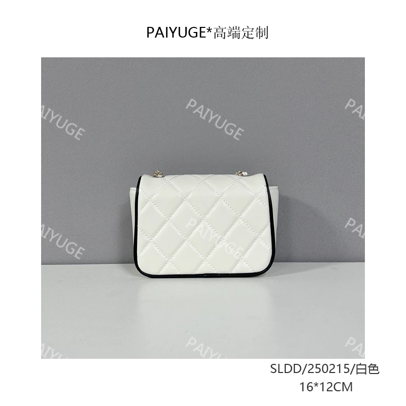 SLMDD/250215/白色 paiyuge高端订制百搭女士手提单肩 2099孤品